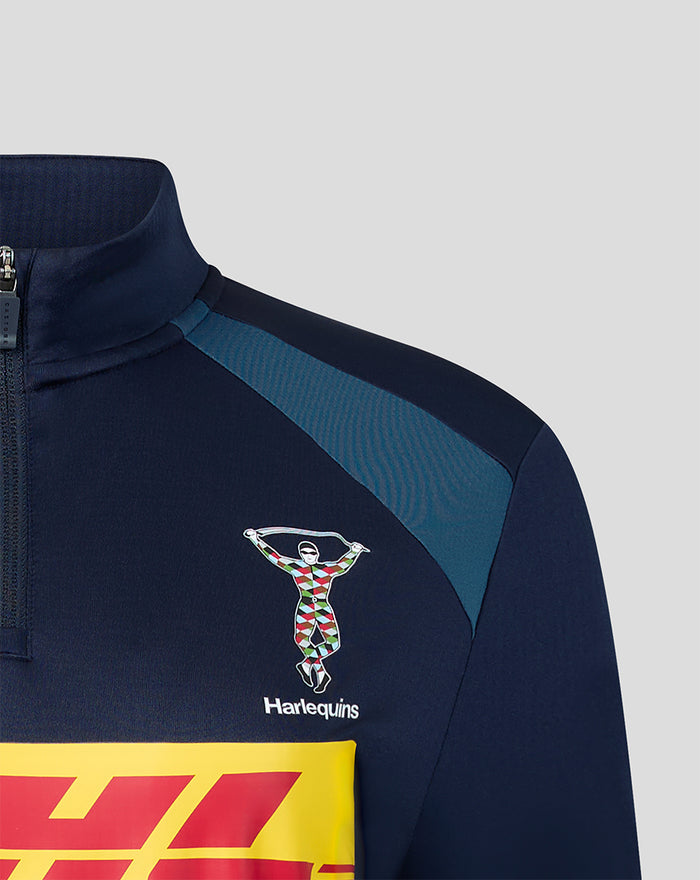 HARLEQUINS WOMENS 2026/27 TRAINING QUARTER ZIP TOP - NAVY