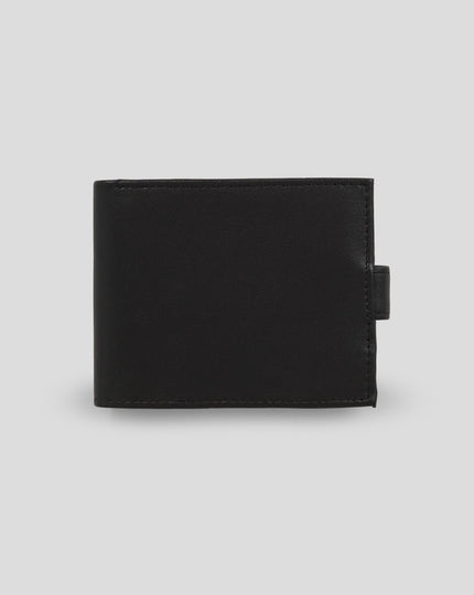 LEATHER DEBOSSED BI-FOLD WALLET