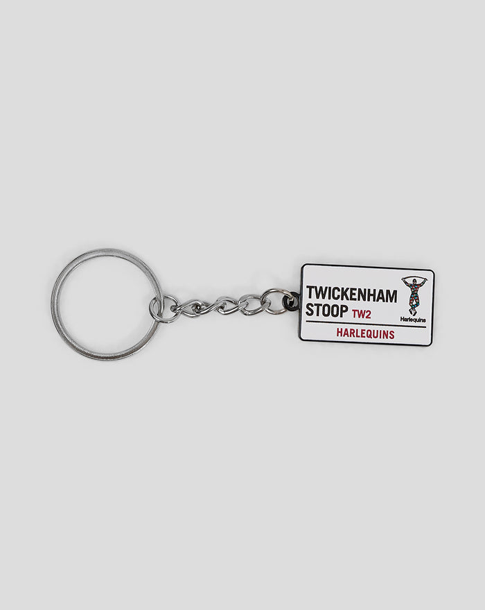 HARLEQUINS KEYRING (STREET SIGN)