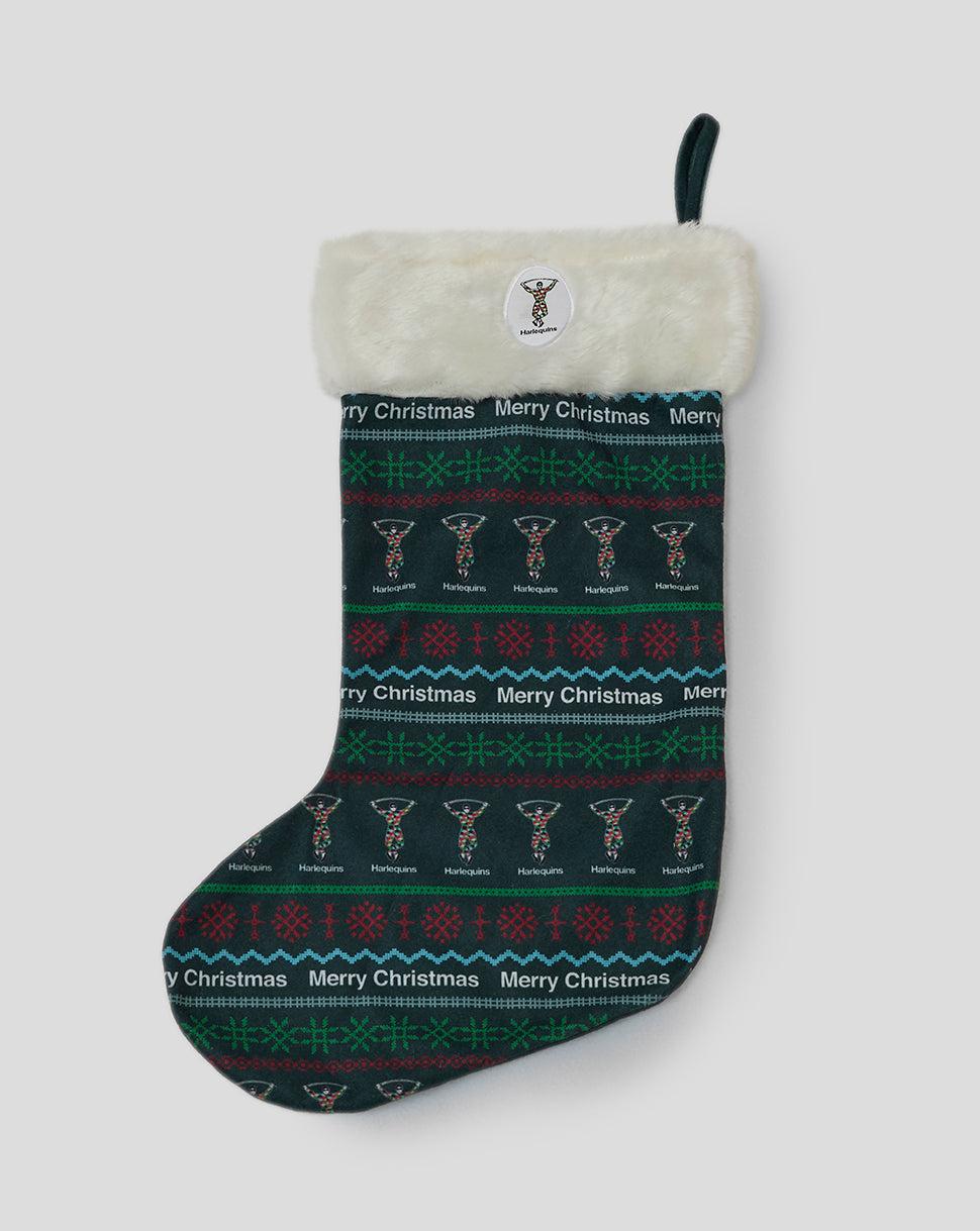 Harlequins Christmas Stocking