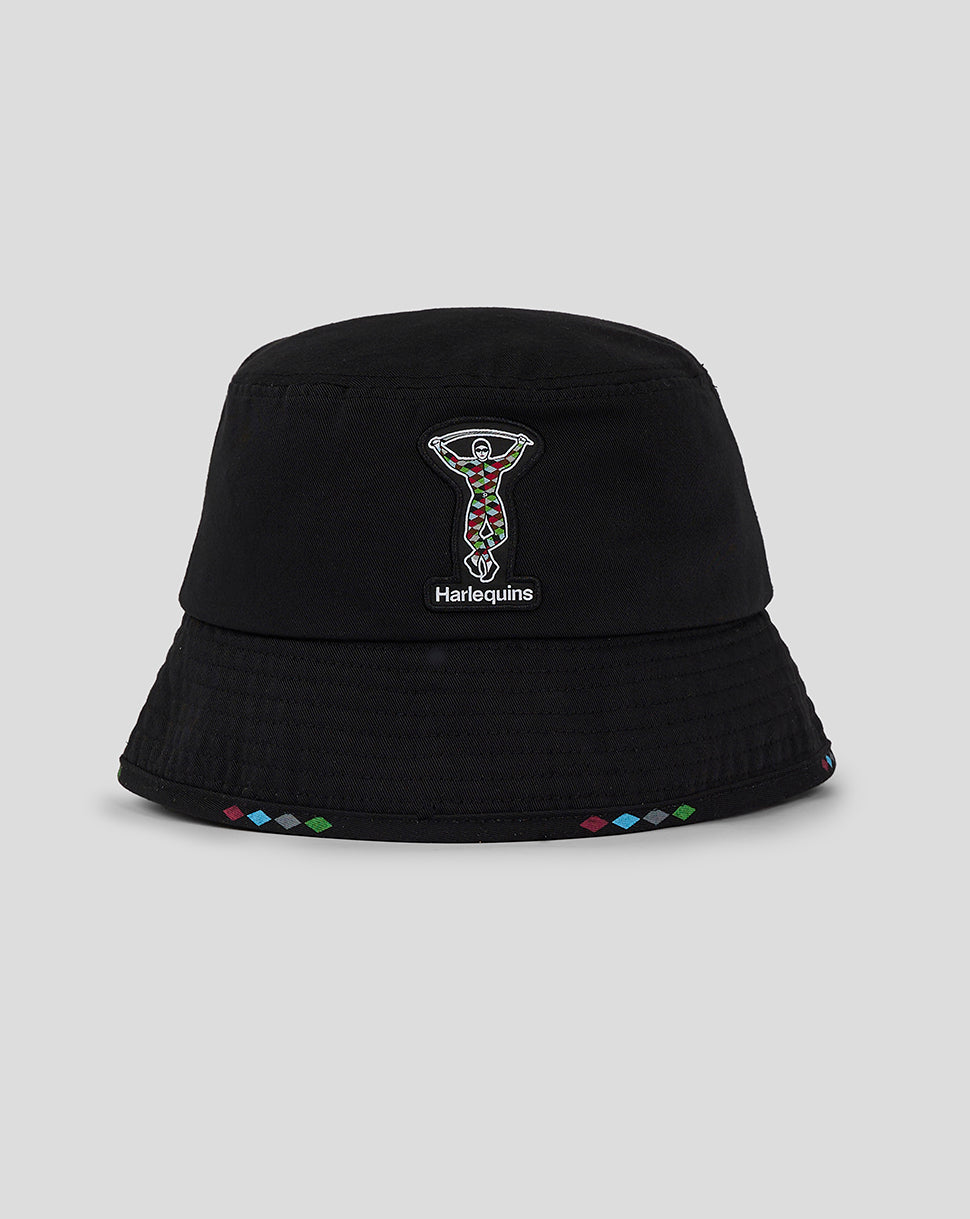 Harlequins Mono Bucket Hat