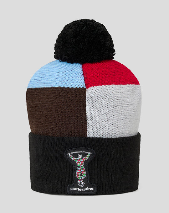 HARLEQUINS JUNIOR BOBBLE HAT (QUADRANT)