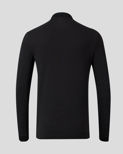 HARLEQUINS MENS 2026/27 EMBROIDERED LONG SLEEVE POLO