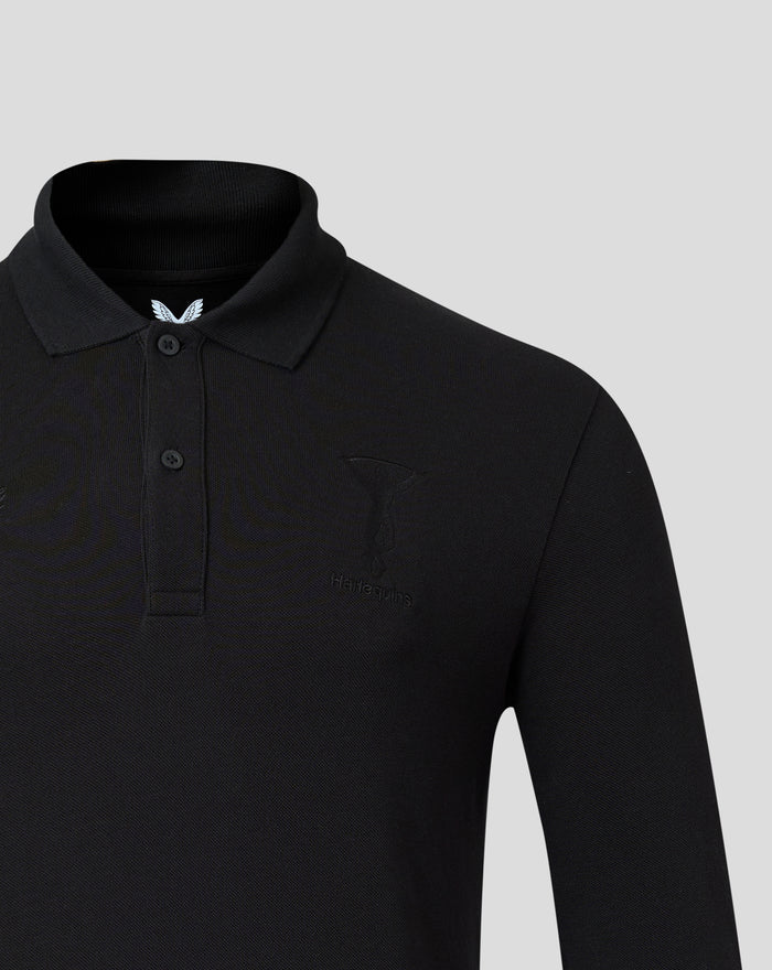 HARLEQUINS MENS 2026/27 EMBROIDERED LONG SLEEVE POLO