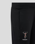 Harlequins crest printed on the leg of the black training pants