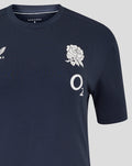 Women's England Rugby 25/26 Travel Short Sleeve Tee - Inkwell