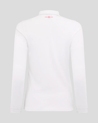 Women’s England Rugby 25/26 Home Classic Long Sleeve Shirt – Brilliant White