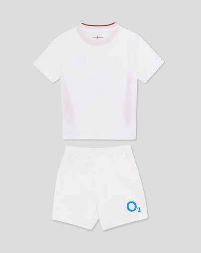 Infant’s England Rugby 25/26 Short Sleeve Home Kit – Brilliant White
