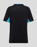 England Rugby 25/26 Alternate Pro Shirt Retail Junior - Caviar/Swim Cap