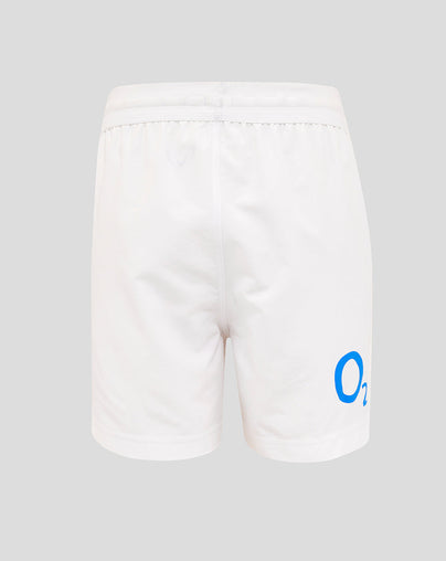 Junior England Rugby 25/26 Home Shorts - Brilliant White