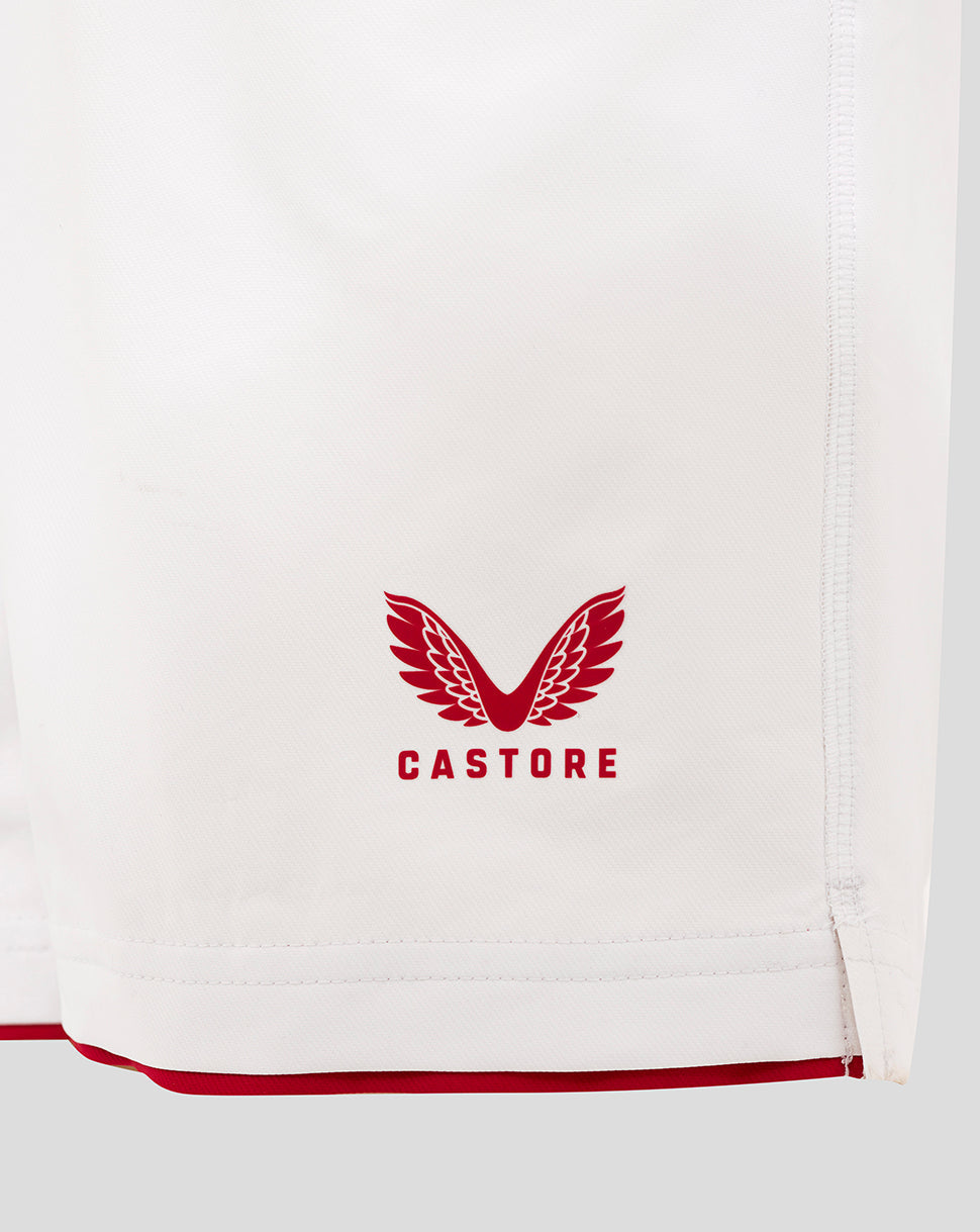 Junior England Rugby 25/26 Home Shorts - Brilliant White