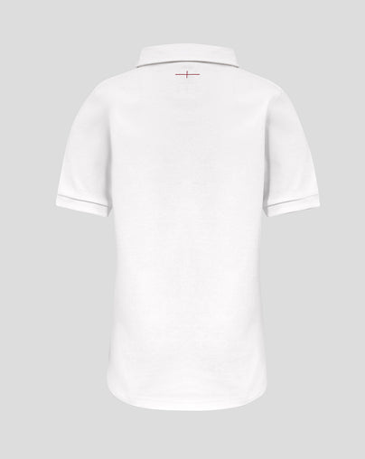 Junior England Rugby 25/26 Home Classic Short Sleeve Shirt - Brilliant White
