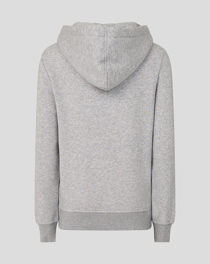 JUNIOR VARSITY HOODIE - GREY/PINK