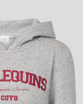 JUNIOR VARSITY HOODIE - GREY/PINK