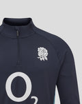 Men’s England Rugby 25/26 Performance Long Sleeve Midlayer Top – Inkwell