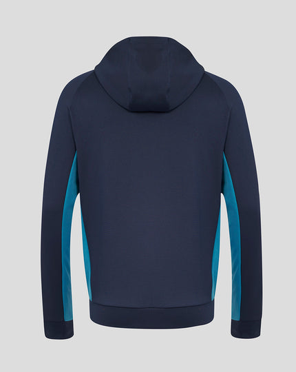 Men’s England Rugby 25/26 Performance Full Zip Long Sleeve Hoodie – Inkwell