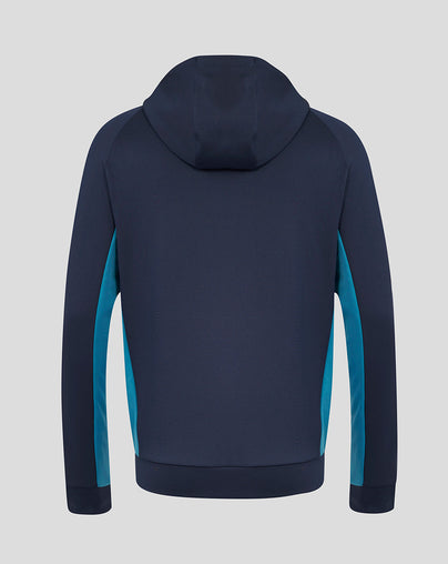 Men’s England Rugby 25/26 Performance Full Zip Long Sleeve Hoodie – Inkwell