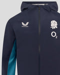 Men’s England Rugby 25/26 Performance Long Sleeve Rain Jacket – Inkwell