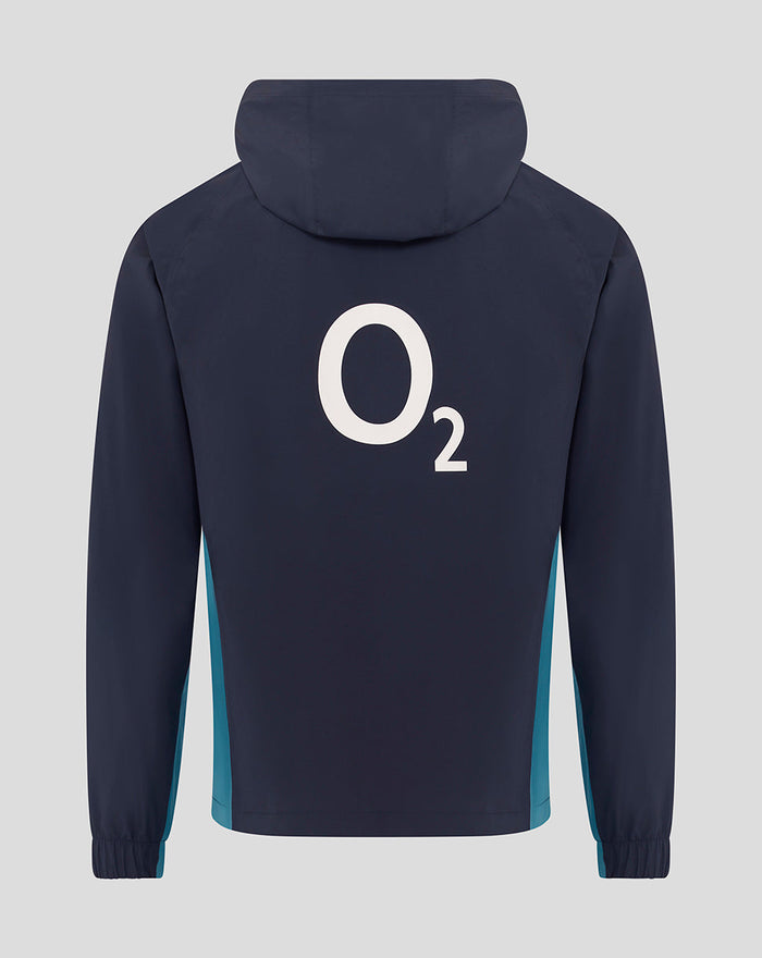 Men’s England Rugby 25/26 Performance Long Sleeve Rain Jacket – Inkwell