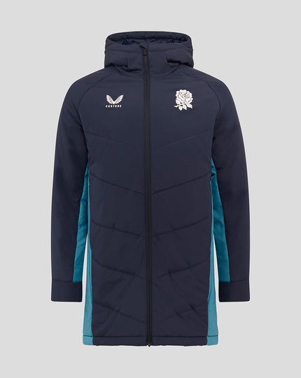 Men’s England Rugby 25/26 Performance Long Sleeve Padded Jacket – Inkwell