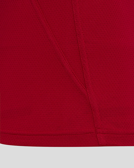Men’s England Rugby 25/26 Pre Match Short Sleeve T-Shirt – Jester Red