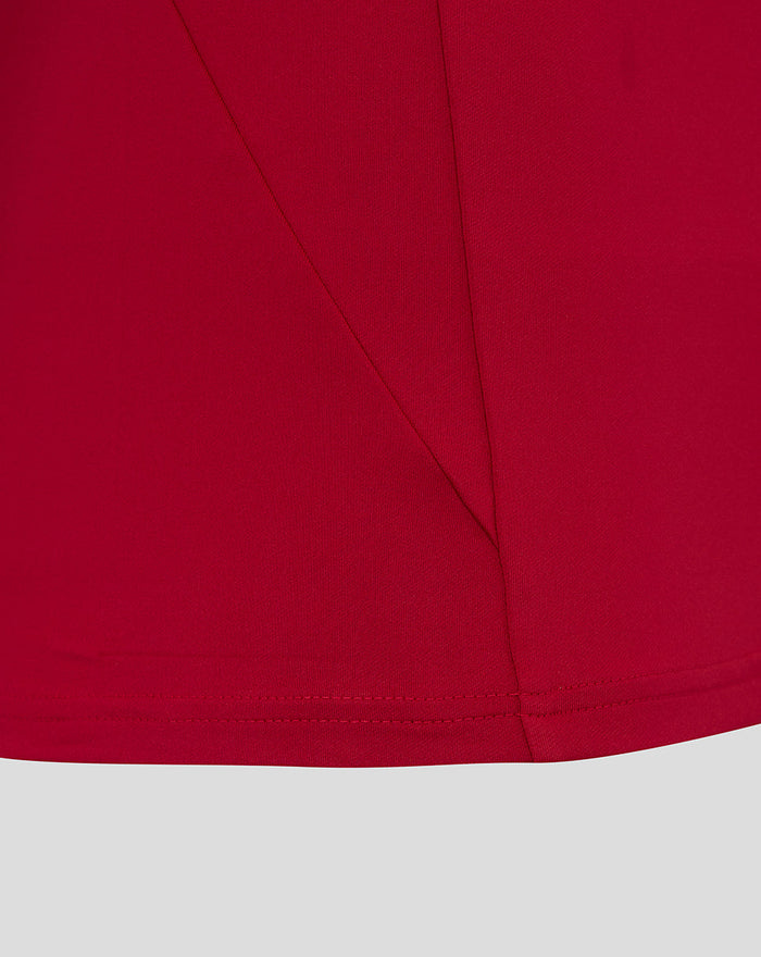 England Rugby Men's Pre Match Long Sleeve Drill Top O2 – Jester Red