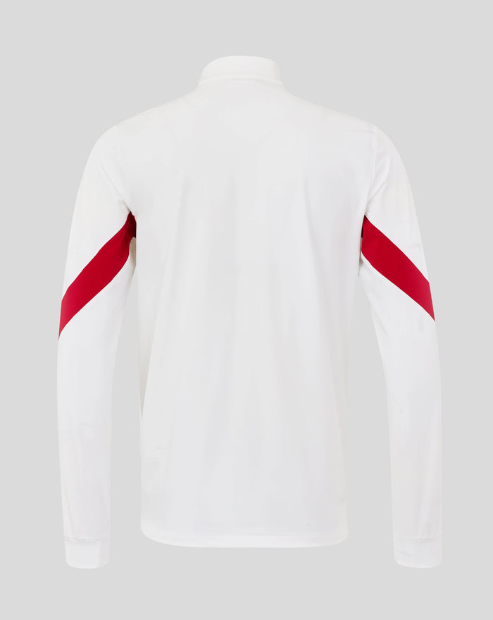 England Rugby Men's  Long Sleeve Anthem Jacket O2 – Brilliant White
