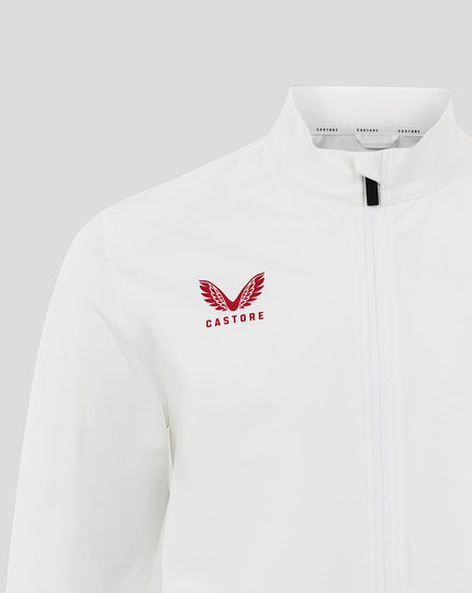 England Rugby Men's  Long Sleeve Anthem Jacket O2 – Brilliant White