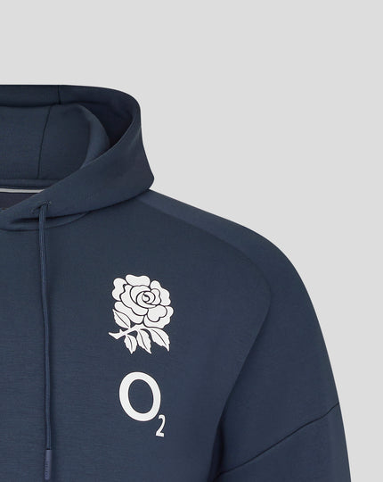 England Rugby Travel Overhead Hoodie O2 - Inkwell