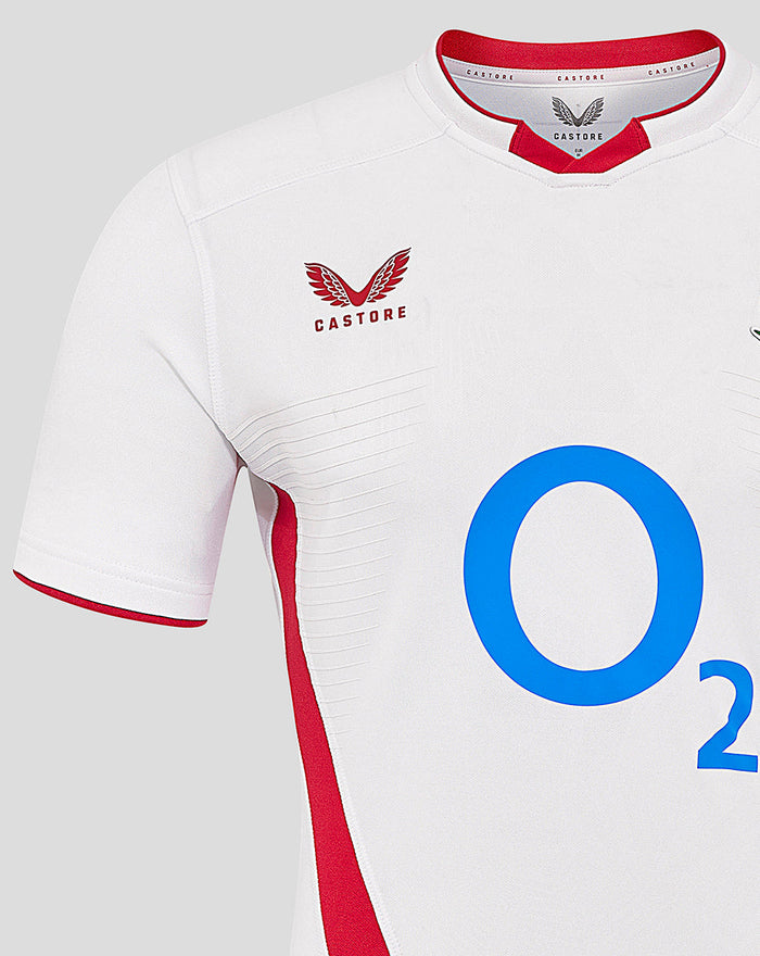 Men’s England Rugby 25/26 Home Pro Short Sleeve Shirt – Brilliant White