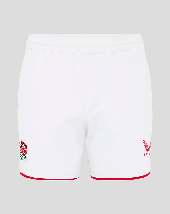 Men’s England Rugby 25/26 Home Pro Shorts – Brilliant White