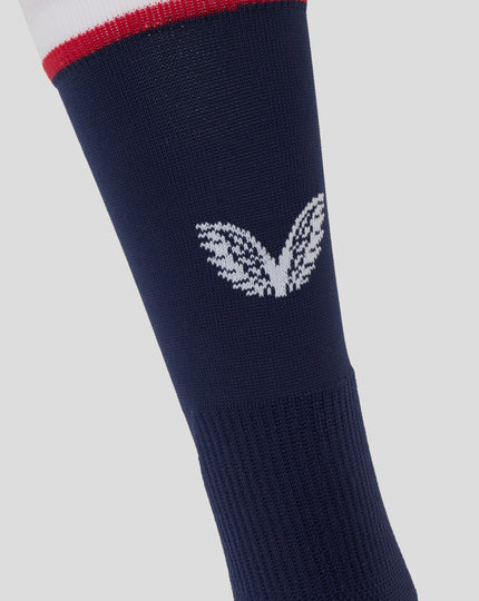 Junior England Rugby 25/26 Home Mid Calf Sock - Peacoat