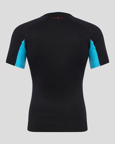 Men’s England Rugby Alternate Short Sleeve Pro Shirt – Caviar