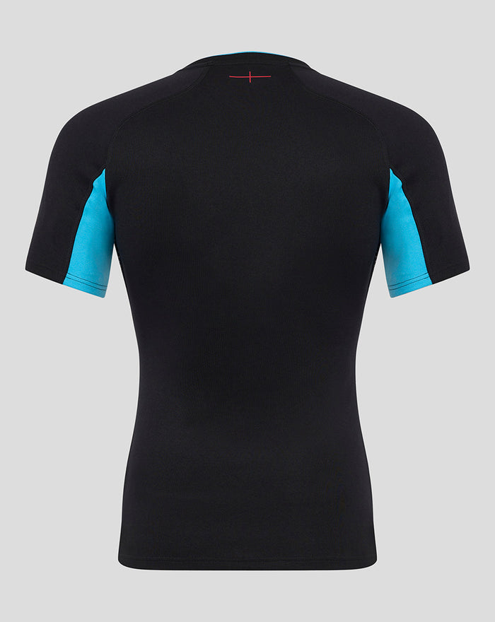 Men’s England Rugby Alternate Short Sleeve Pro Shirt – Caviar