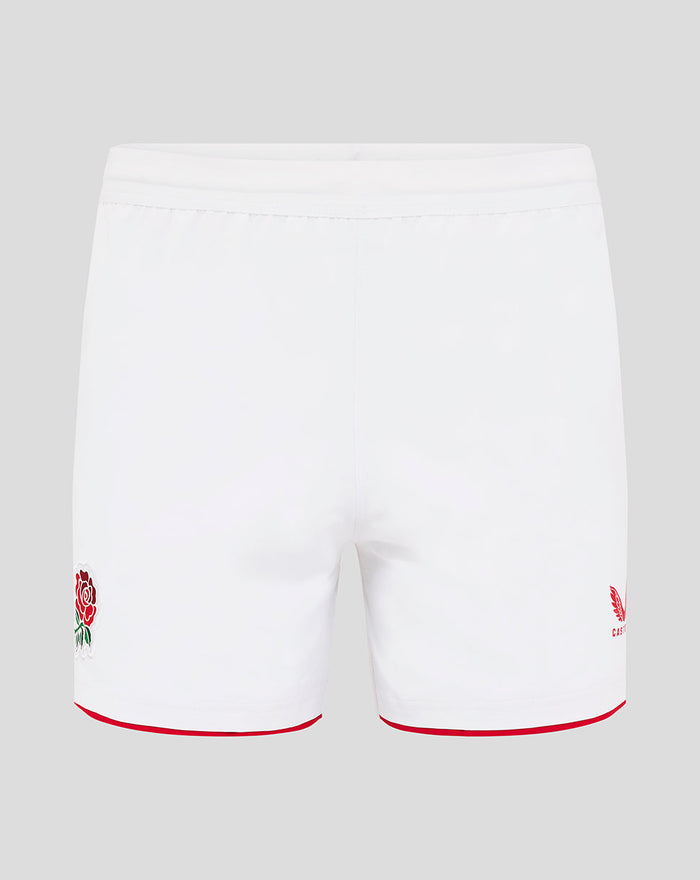 Men’s England Rugby 25/26 Home Shorts – Brilliant White