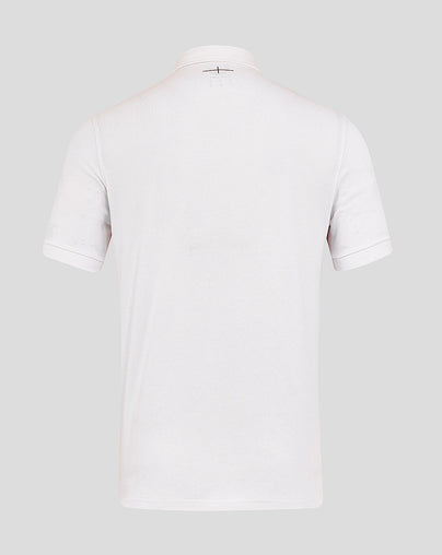 Men’s England Rugby 25/26 Home Classic Short Sleeve Shirt – Brilliant White