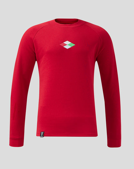 Men's Crew Neck Sweatshirt - Red