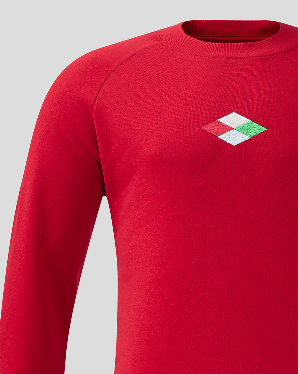 Men's Crew Neck Sweatshirt - Red