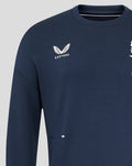 Men's England Rugby 25/26 Travel Crew Sweatshirt - Inkwell