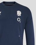 Men's England Rugby 25/26 Travel Crew Sweatshirt - Inkwell