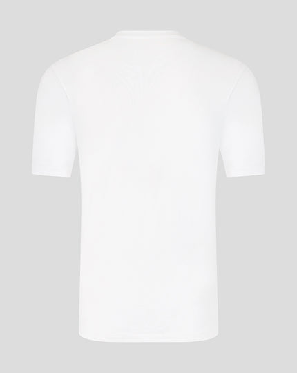 UNISEX 25/26 VARISTY TEE - WHITE/GREEN