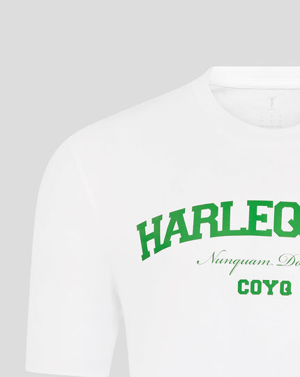 UNISEX 25/26 VARISTY TEE - WHITE/GREEN