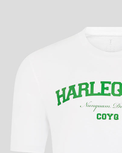 UNISEX 25/26 VARISTY TEE - WHITE/GREEN