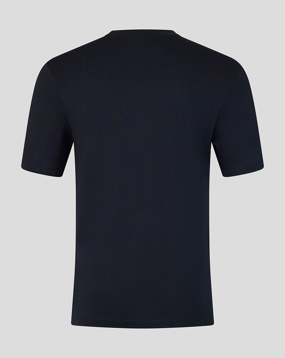 UNISEX 25/26 VARISTY TEE - NAVY/PINK