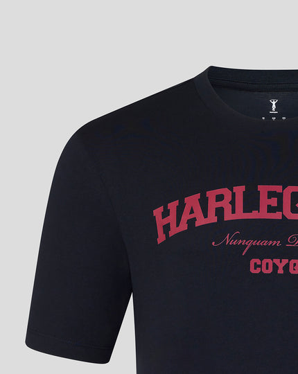 UNISEX 25/26 VARISTY TEE - NAVY/PINK