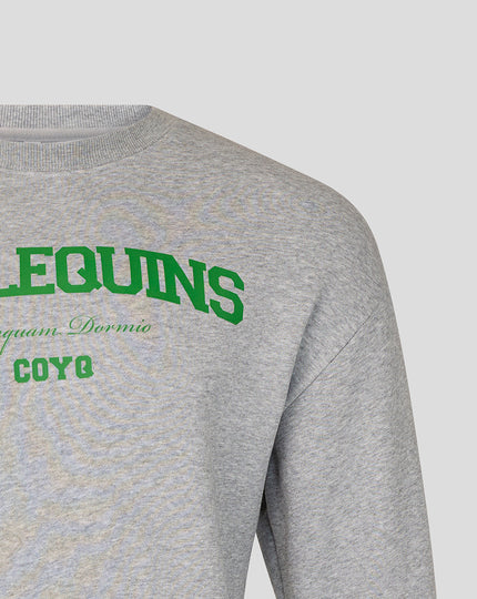 UNISEX 25/26 VARISTY SWEATSHIRT - GREY/GREEN