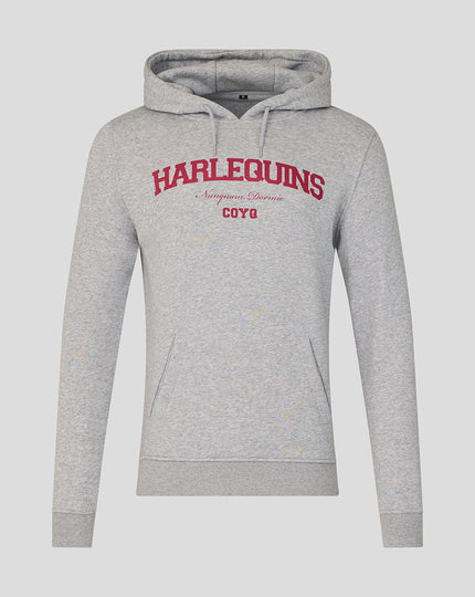 UNISEX 25/26 VARSITY HOODIE - GREY/PINK