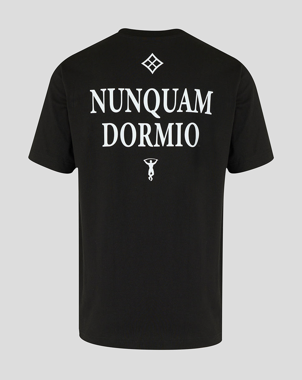 UNISEX 25/26 NUNQUAM DORMIO RELAXED TEE - BLACK