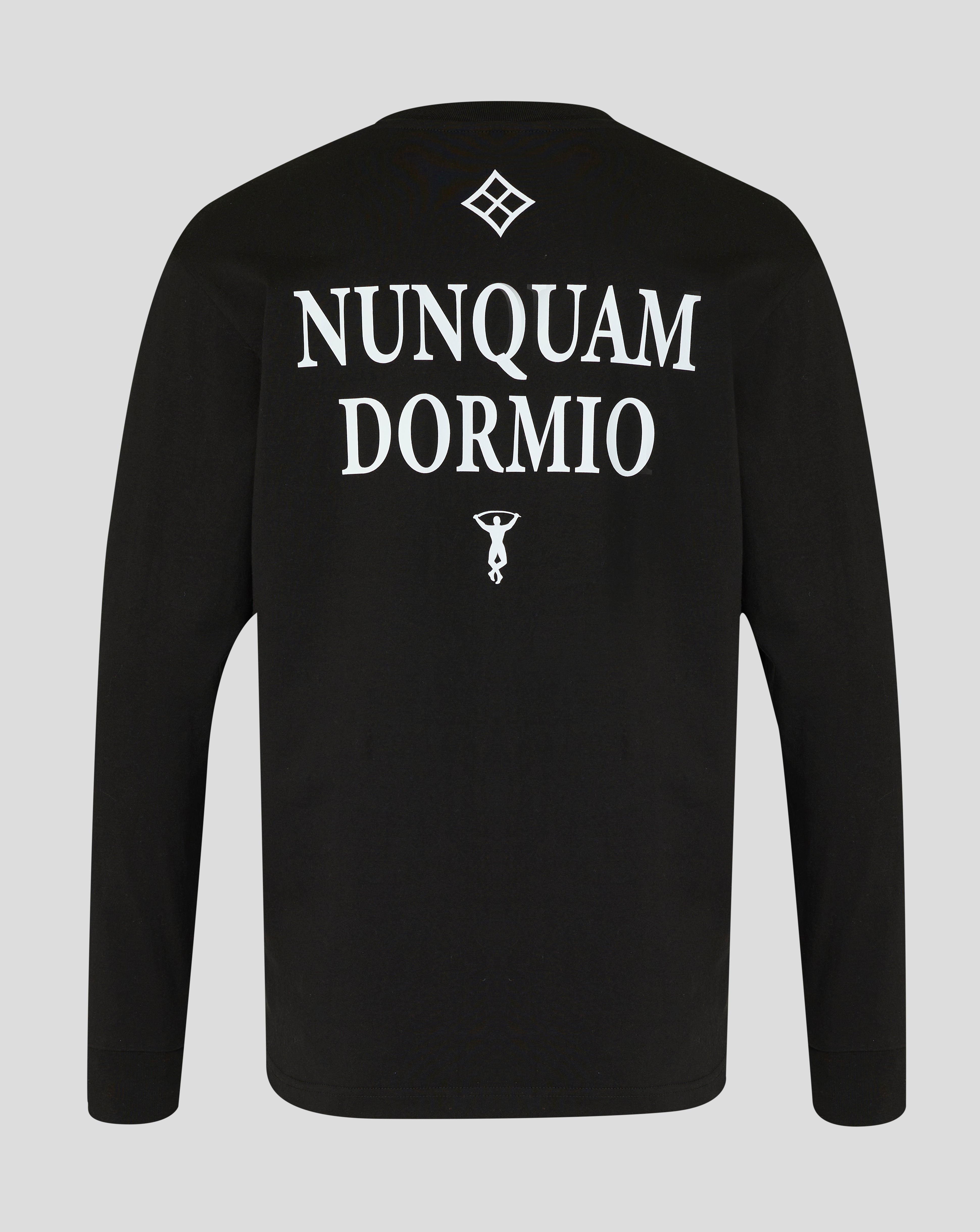 UNISEX 25/26 NUNQUAM DORMIO LONG SLEEVE SHIRT- BLACK