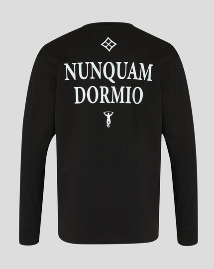 UNISEX 25/26 NUNQUAM DORMIO LONG SLEEVE SHIRT- BLACK